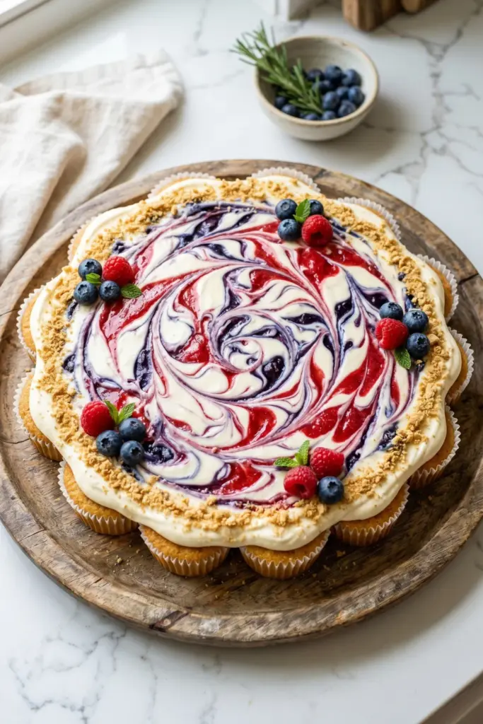 red-white-blue-cheesecake-cupcake-cake-fourth-july-ideas