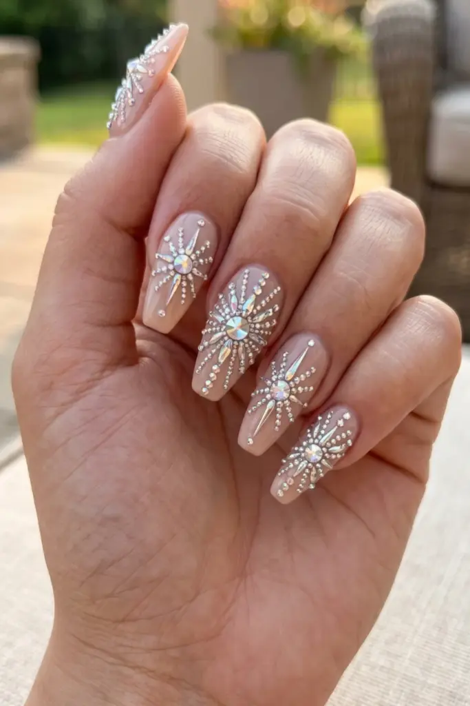 rhinestone-firework-burst-stunning-firework-nail-designs-fourth-july-holiday-parties