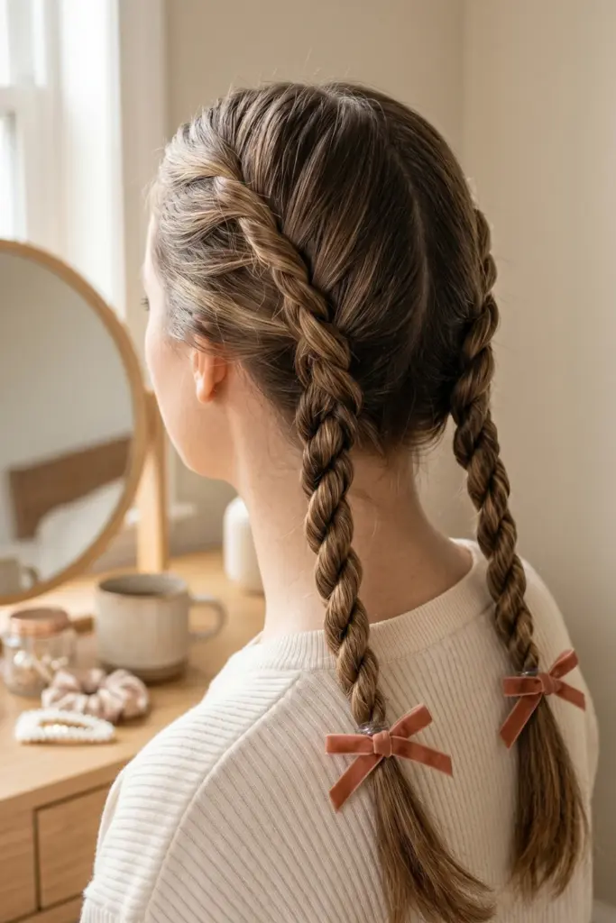 rope-braid-pigtails-cute-back-to-school-hairstyles-busy-mornings