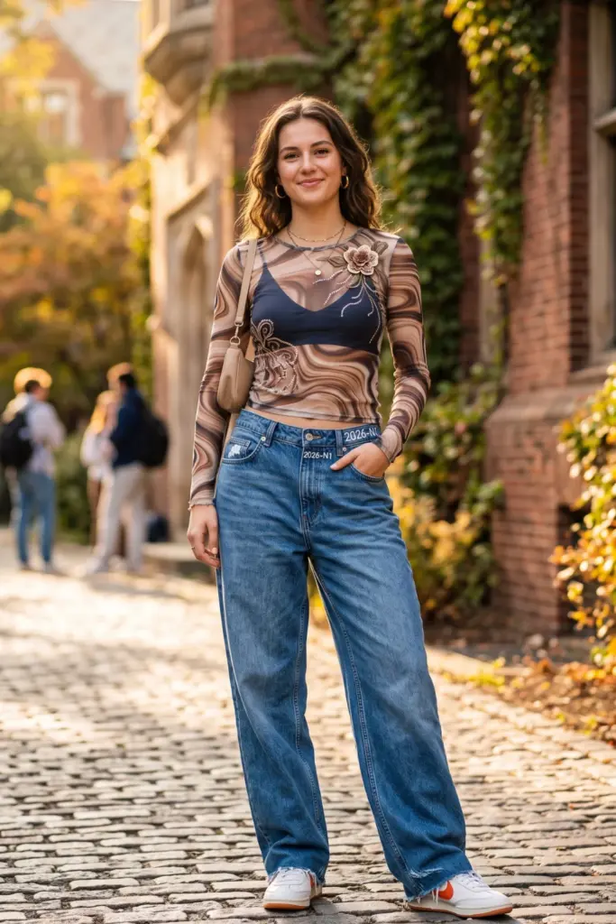 sheer-mesh-top-bralette-baggy-jeans-viral-back-to-school-outfit-ideas-2026