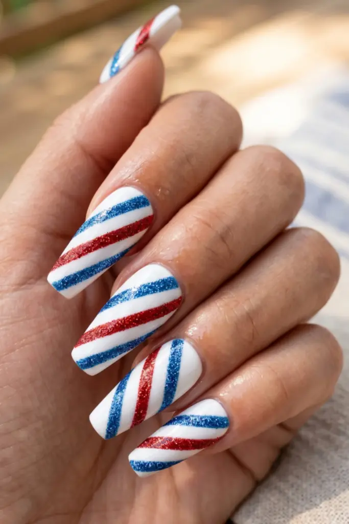 sparkle-stripe-easy-press-on-nail-ideas-fourth-july-weekend-designs