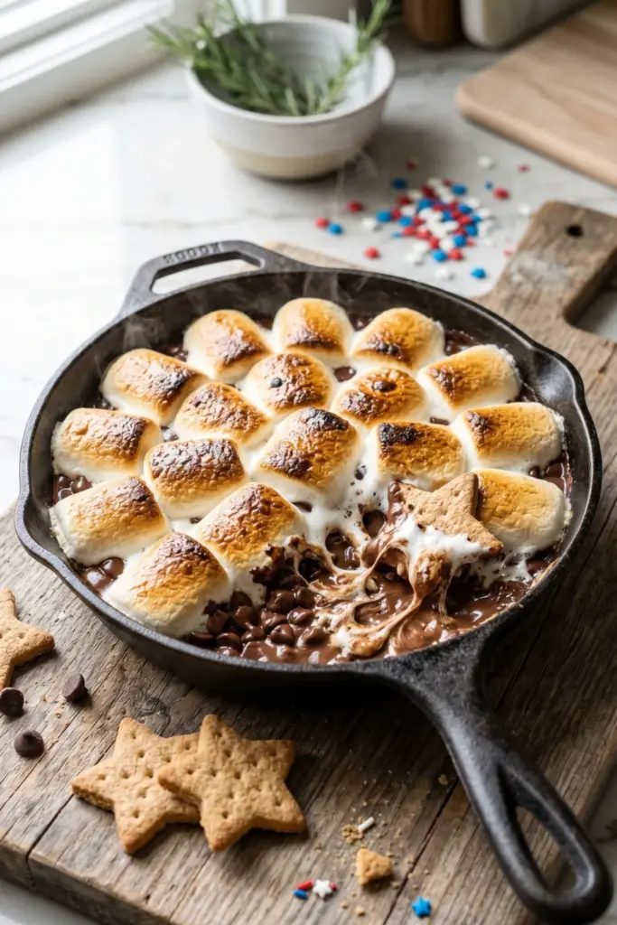star-spangled-smores-dip-viral-tiktok-fourth-july-recipes