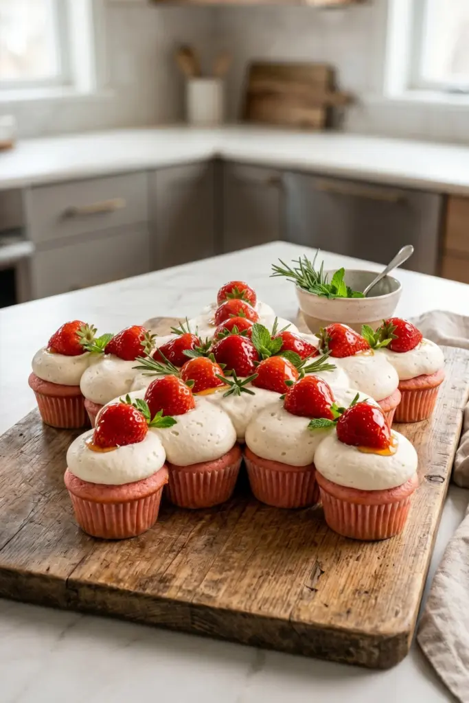 strawberry-champagne-cream-cake-fourth-july-cupcake-ideas