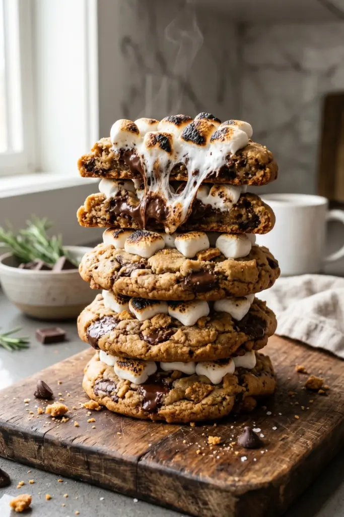 summer-cookies-recipe-ideas-smores-campfire-cookies