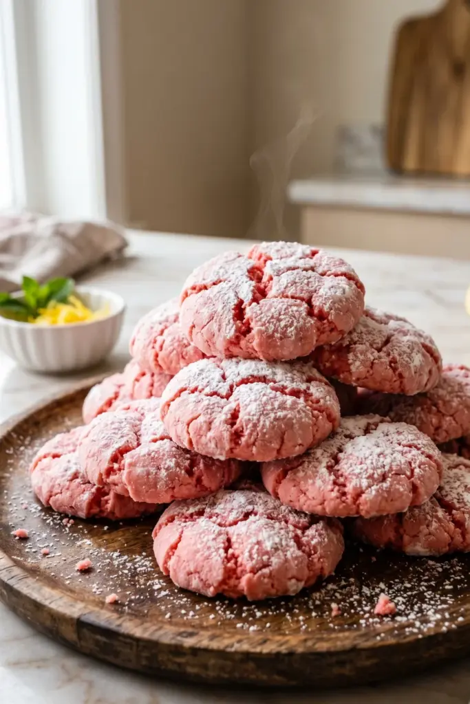 summer-cookies-recipe-ideas-strawberry-lemonade-crinkle-cookies