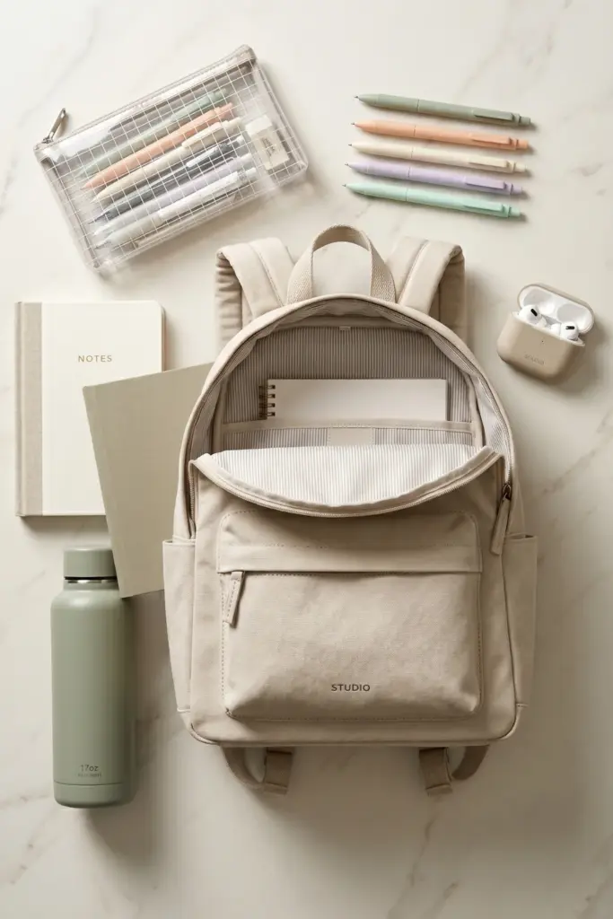 the-clean-girl-aesthetic-aesthetic-back-to-school-backpack-essentials-supplies-ideas-elementary-middle-schoolers-2026