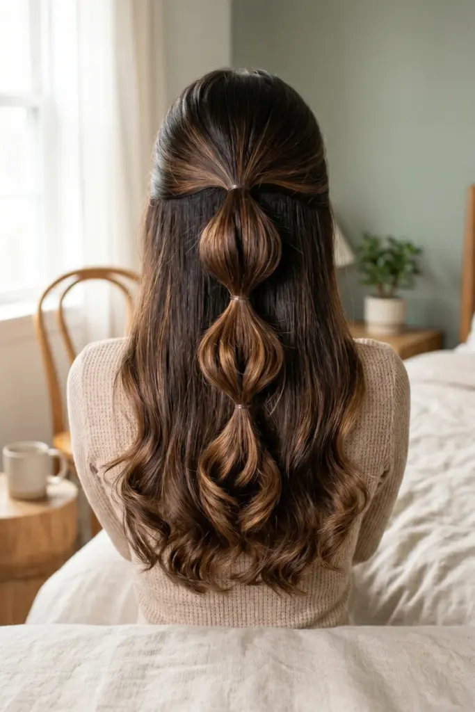 triple-ponytail-hack-cute-back-to-school-hairstyles-busy-mornings