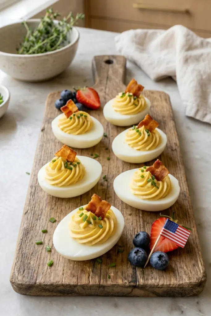 truffle-deviled-eggs-fourth-july-finger-foods