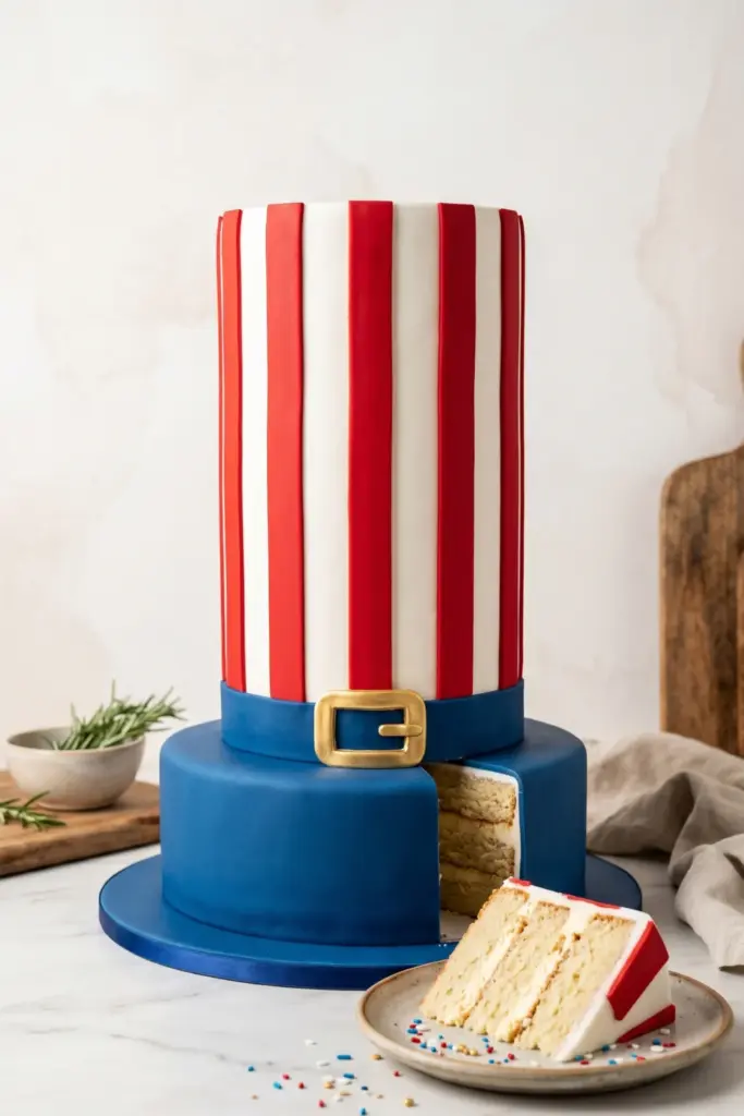 uncle-sam-top-hat-tiered-cake-fourth-july-recipes