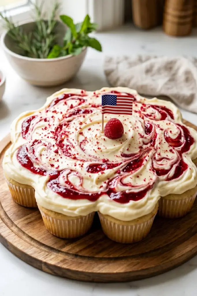 white-chocolate-raspberry-ripple-cake-fourth-july-cupcake-ideas