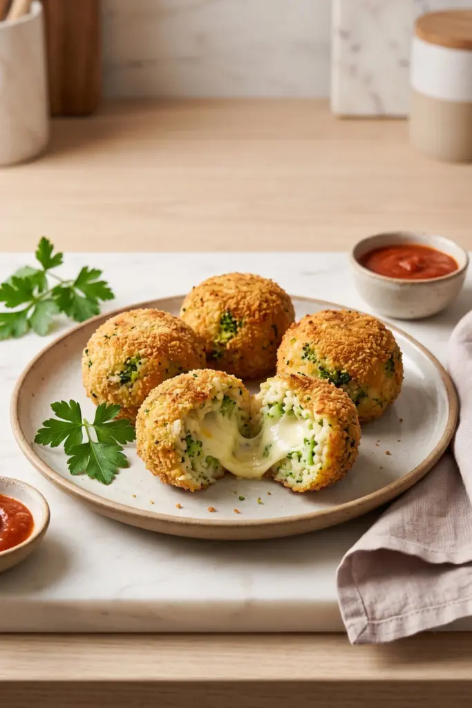 cheesy-broccoli-rice-balls-cozy-back-to-school-lunch-recipe-ideas-kids-will-actually-eat
