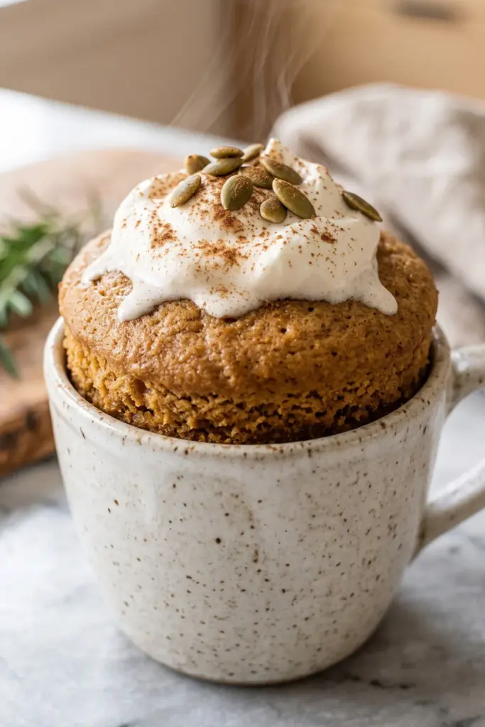 easy-back-to-school-keto-pumpkin-spice-mug-cake
