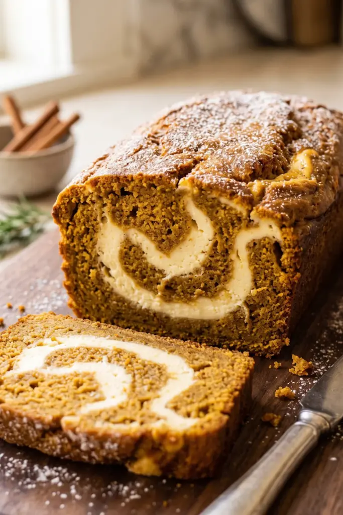 easy-back-to-school-pumpkin-cheesecake-swirl-loaf
