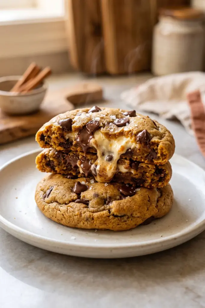 easy-cozy-fall-cookie-chocolate-chip-pumpkin-cheesecake