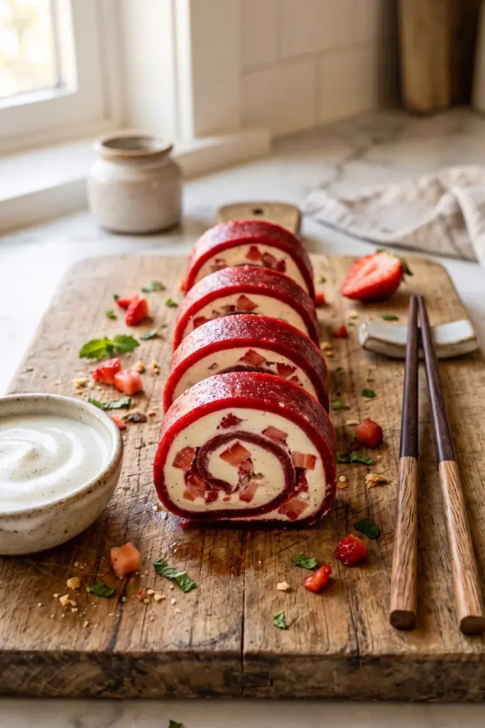 easy_strawberry_sushi_snack_kids