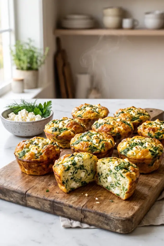 mini-spinach-feta-egg-muffins-breakfast