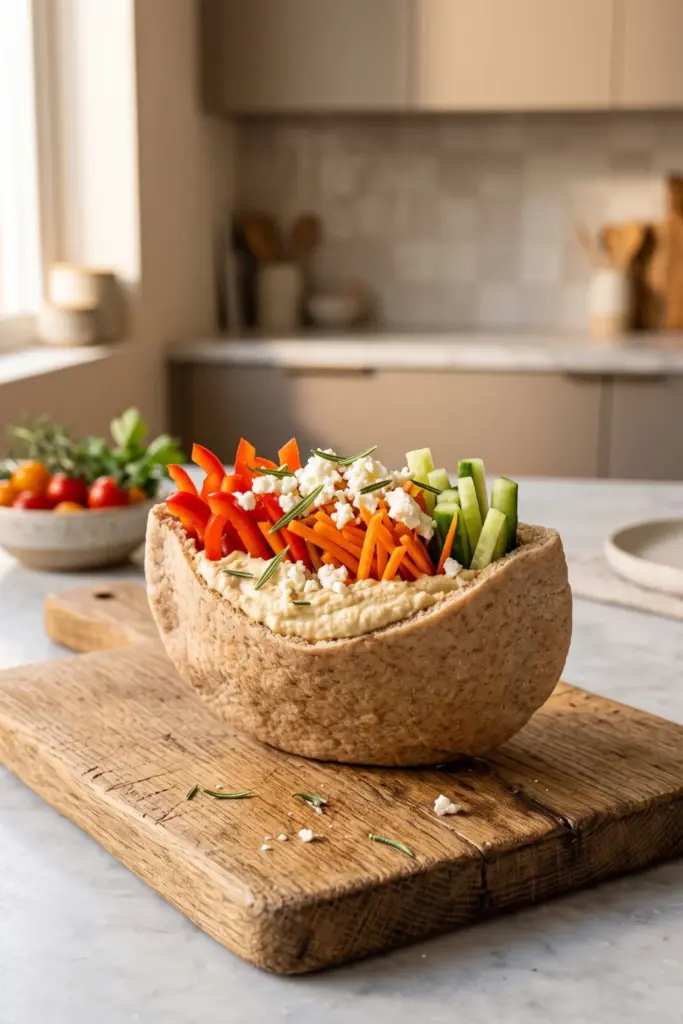 rainbow-veggie-and-hummus-pita-pockets-cozy-back-to-school-lunch-recipe-ideas-kids-will-actually-eat