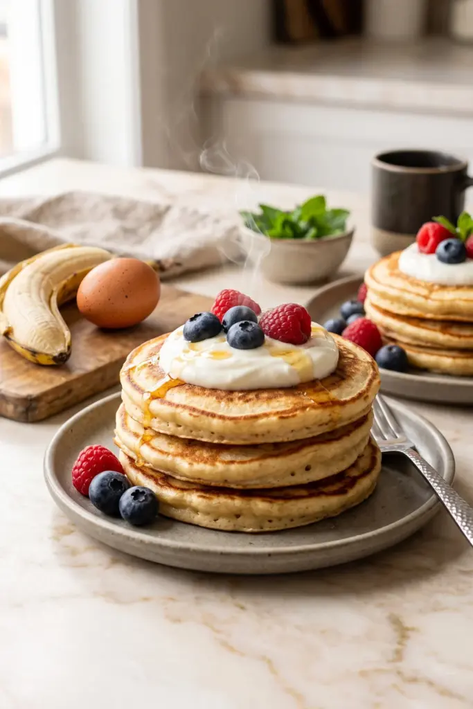 two-ingredient-banana-egg-pancakes-breakfast