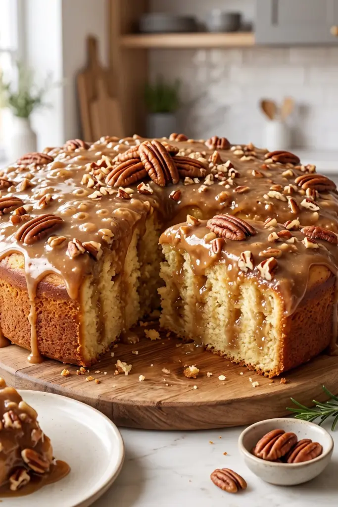 easy-thanksgiving-cake-pecan-praline-poke