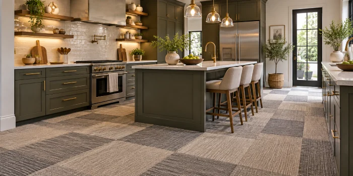 Best Kitchen Carpeted Floor Tiles Modern Design Ideas