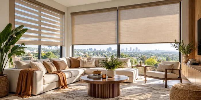 Large Window Blinds: Modern Living Room Ideas for a Stylish, Cozy Home