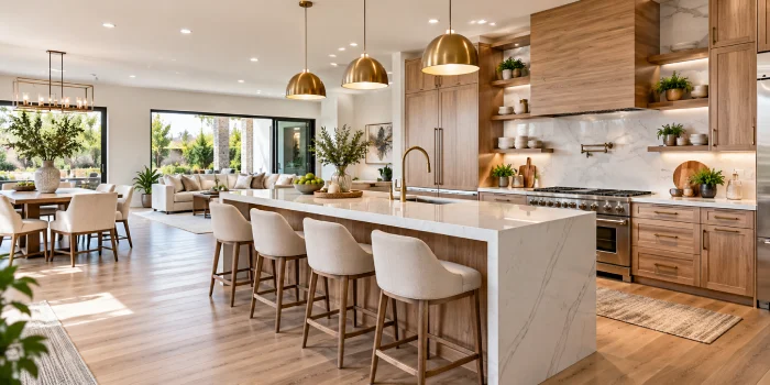 Modern Open Kitchen Floor Plan Ideas for Easy Flow