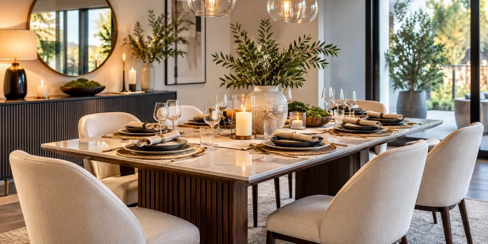 Modern Dining Table Setting Ideas for a Stylish, Elegant Home